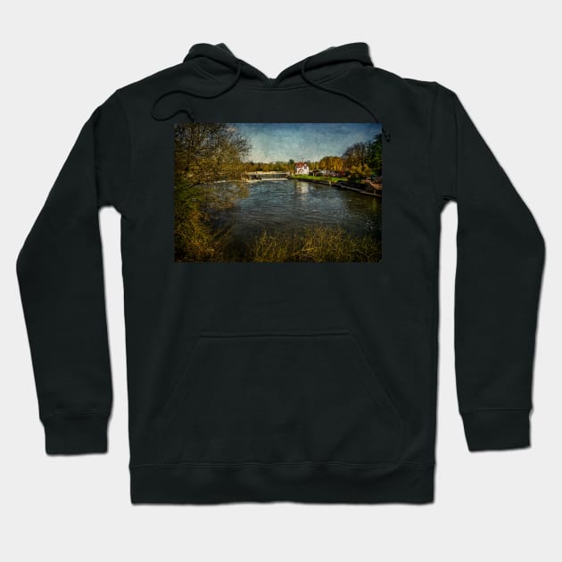 Goring on Thames Weir Hoodie by IanWL